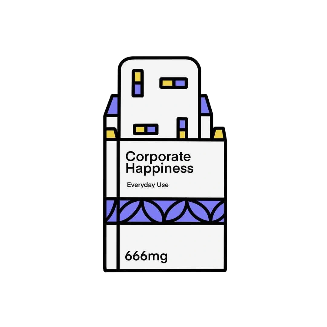 Corporate Happiness Sticker